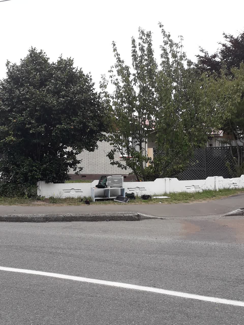 The photograph attached to this rubbish/recycling report