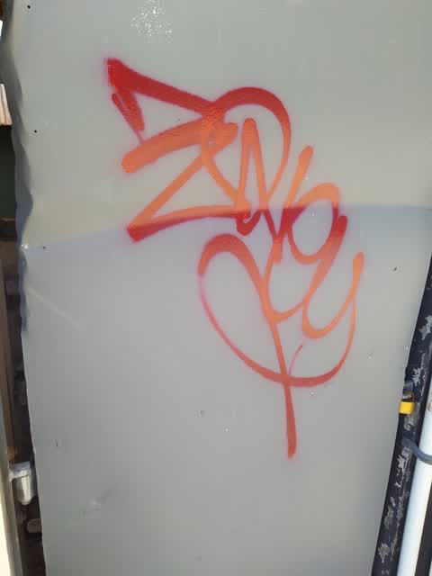 Graffiti, a report photo