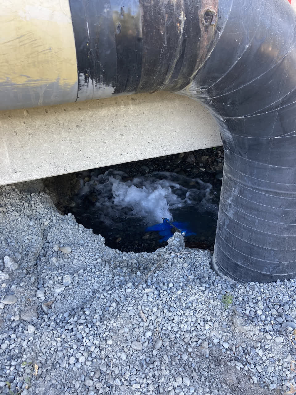 The photograph attached to this water supply report