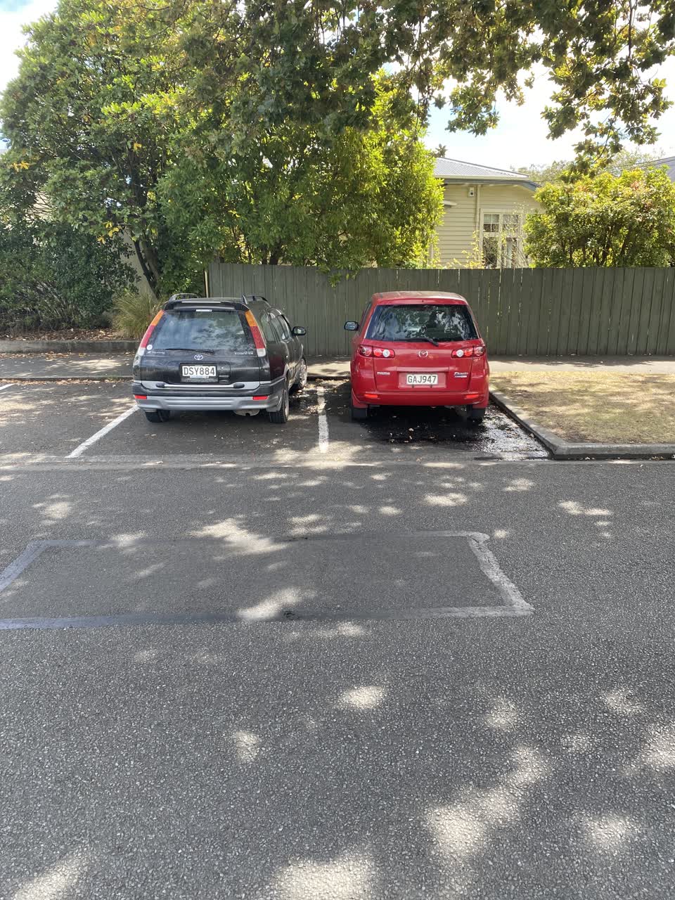 The photograph attached to this water leak report