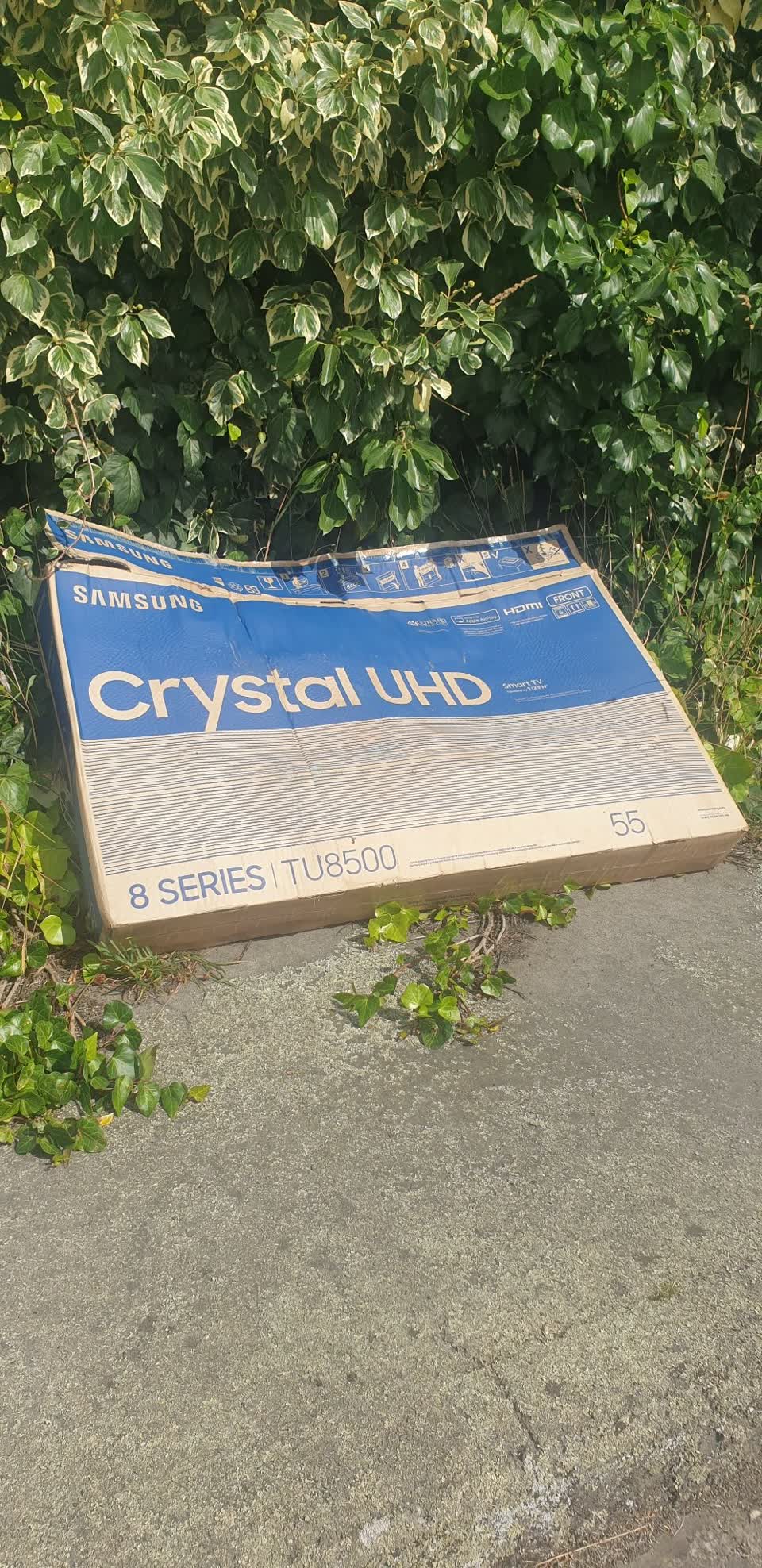 The photograph attached to this rubbish/recycling report