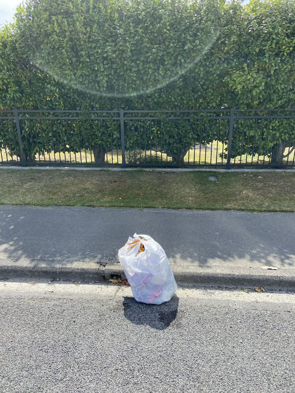 The photograph attached to this rubbish/recycling report
