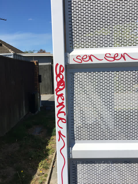 Graffiti, a report photo