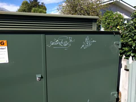 Graffiti, a report photo