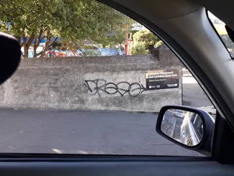 Graffiti, a report photo