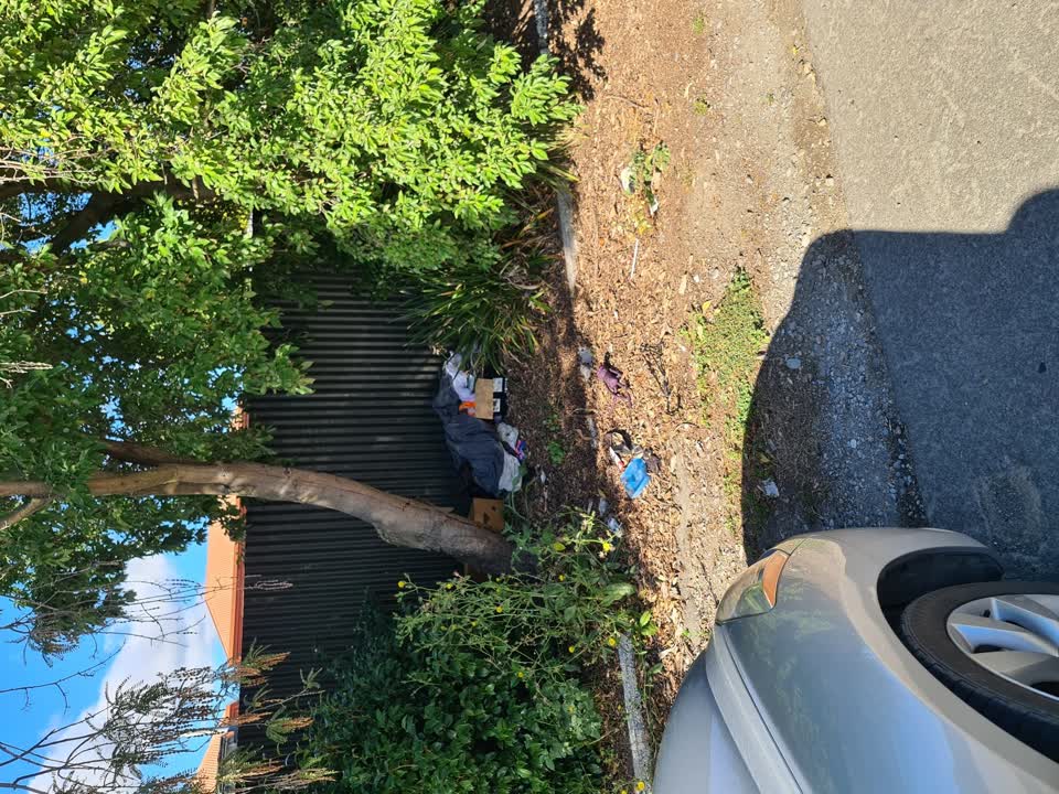 The photograph attached to this rubbish/recycling report