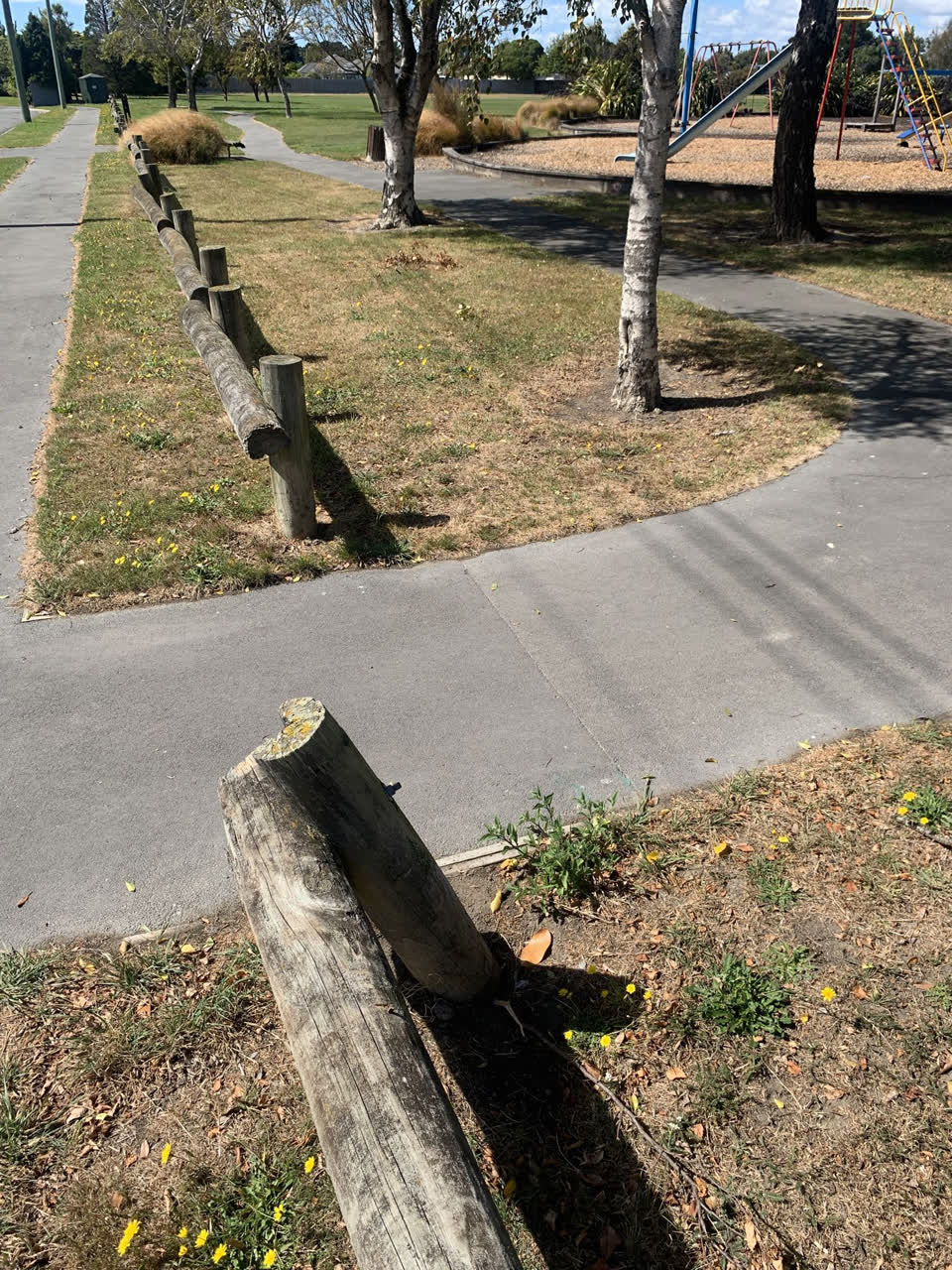 The photograph attached to this parks report