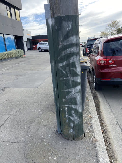 Graffiti, a report photo