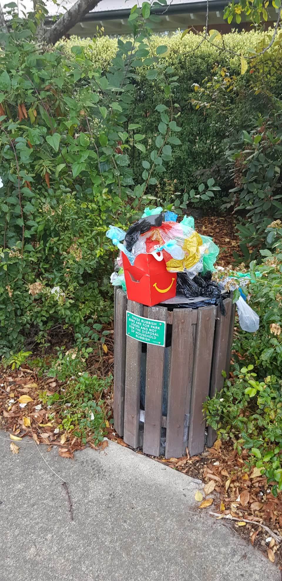 The photograph attached to this parks report