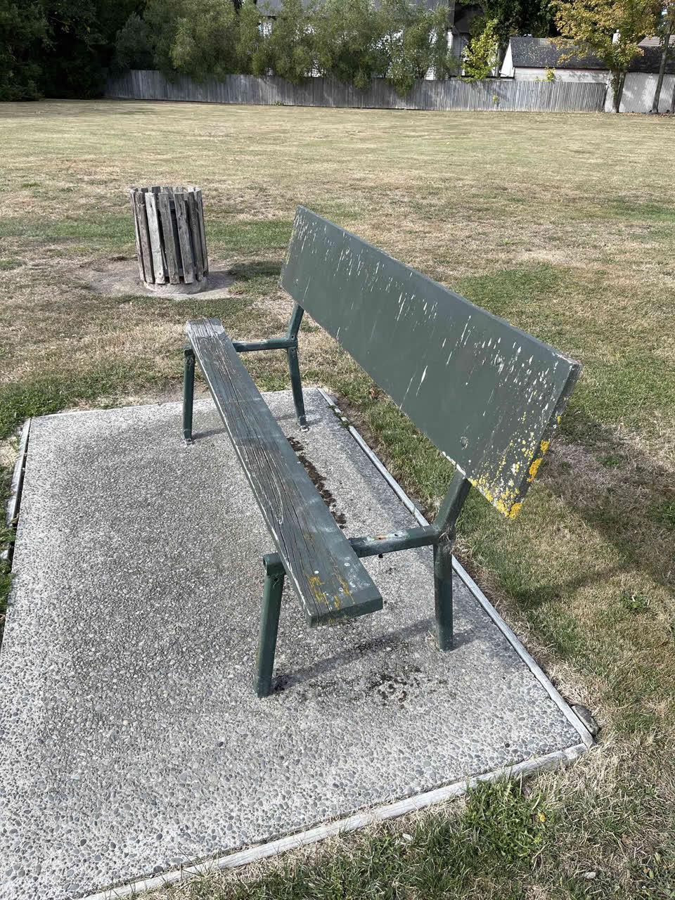 The photograph attached to this parks report