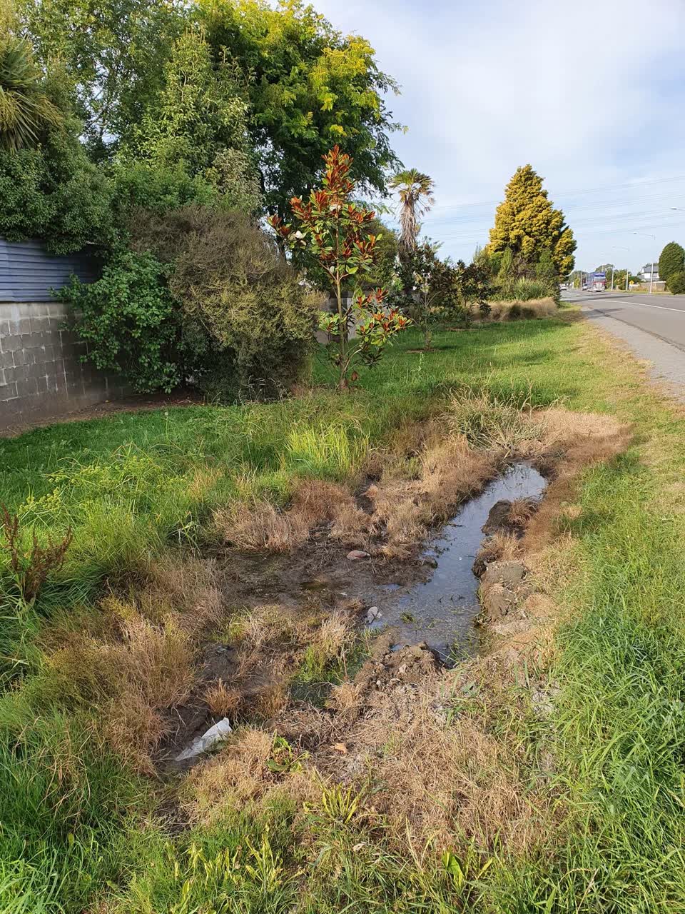 The photograph attached to this wastewater/stormwater report