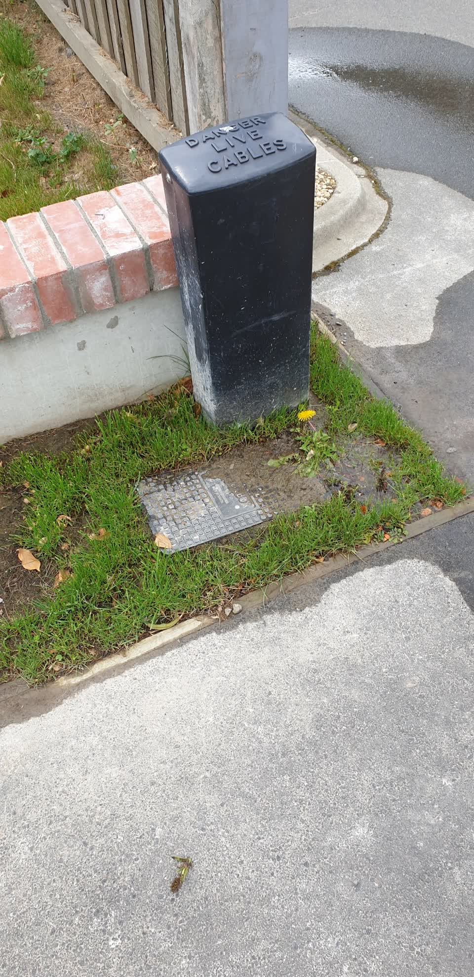 The photograph attached to this water leak report