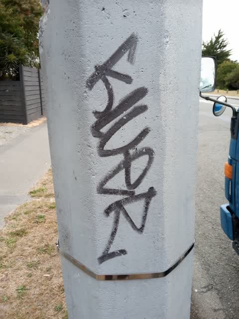 Graffiti, a report photo