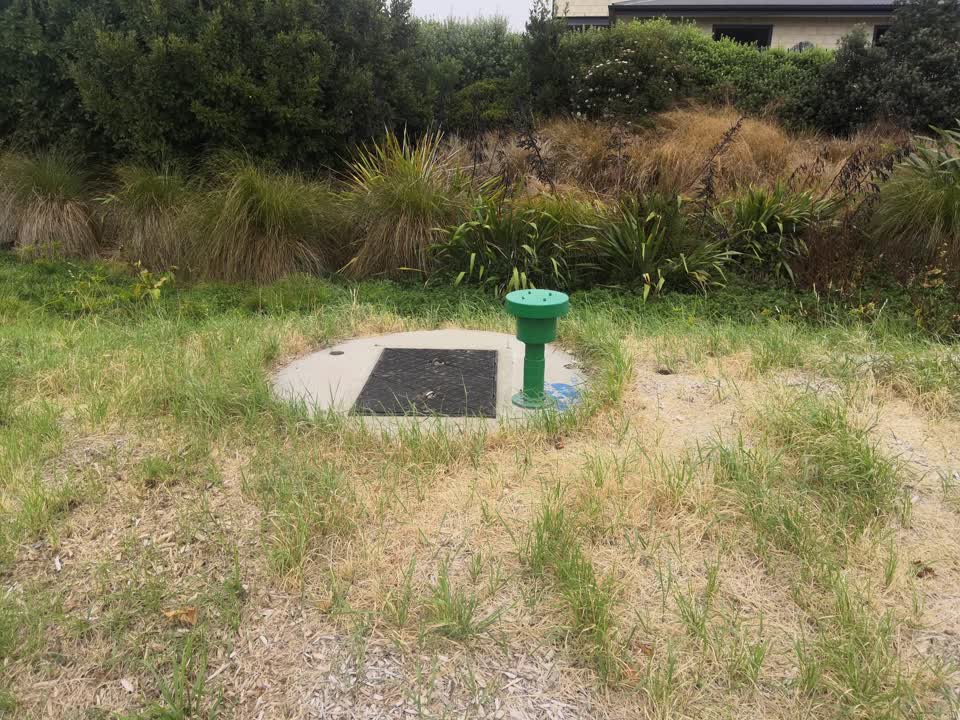 The photograph attached to this sewer odour report