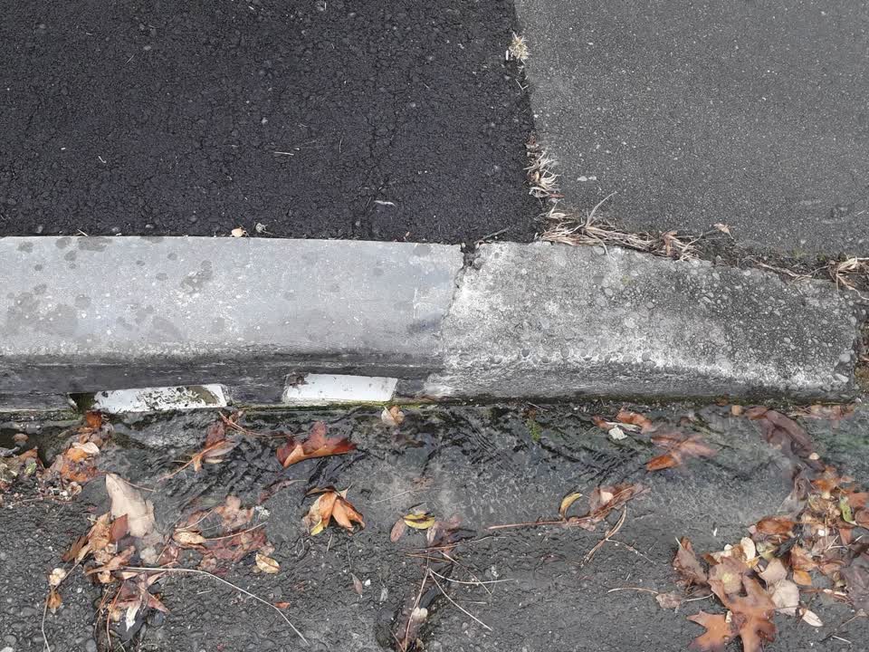 The photograph attached to this wastewater/stormwater report