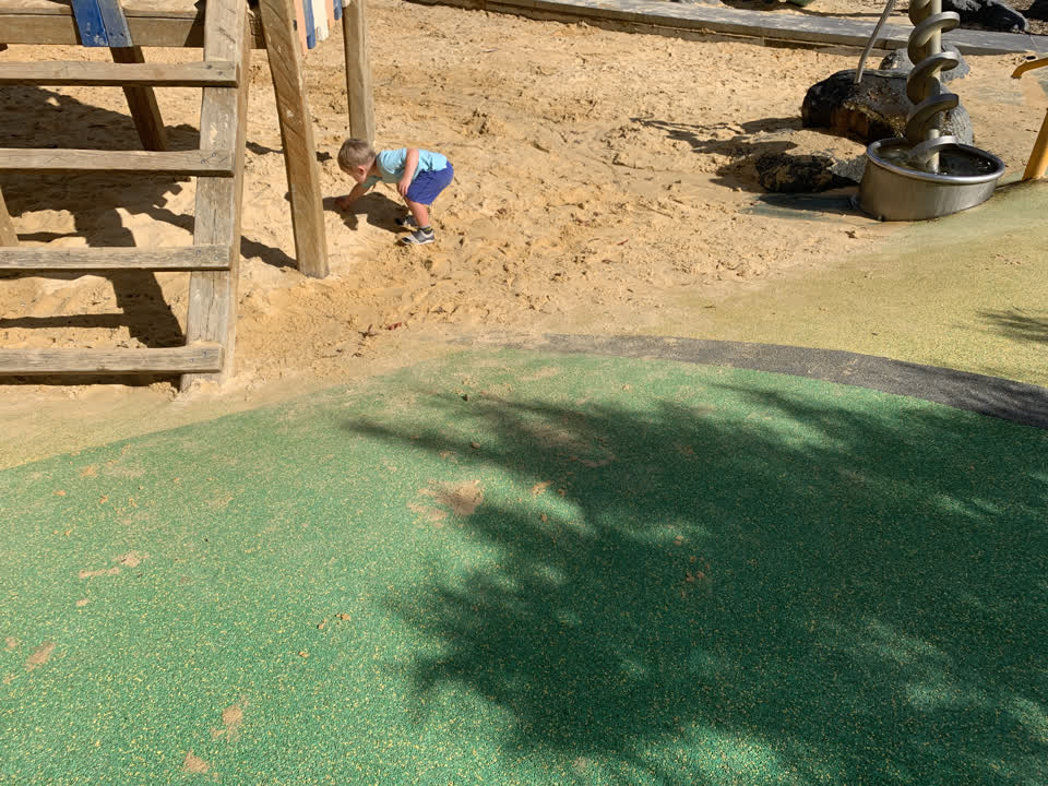 The photograph attached to this parks report