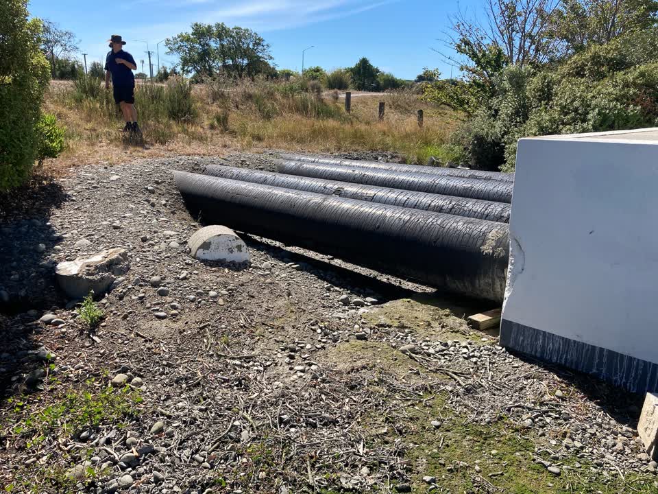 The photograph attached to this flooding report
