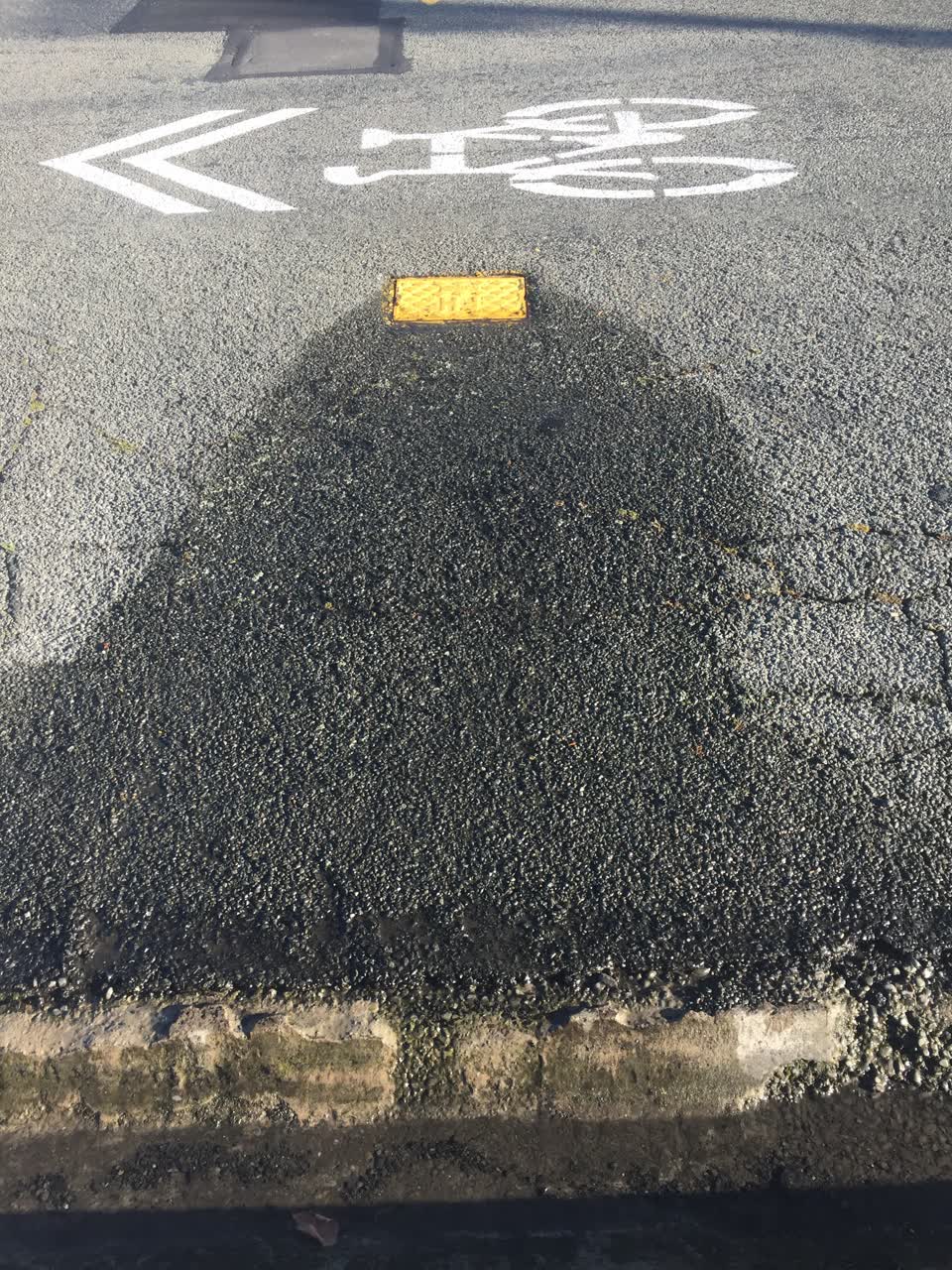 The photograph attached to this water leak report