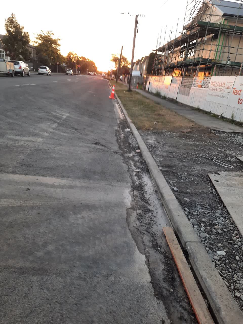 The photograph attached to this wastewater/stormwater report