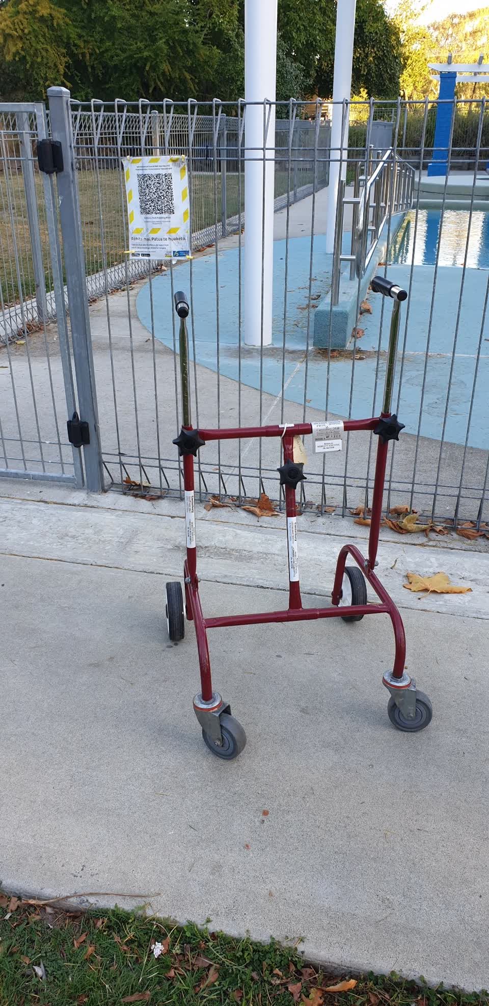 The photograph attached to this parks report
