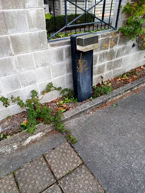 Graffiti, a report photo