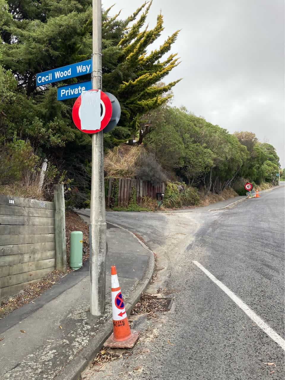The photograph attached to this wastewater/stormwater report