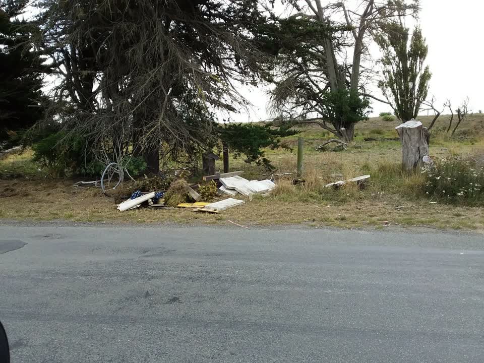 The photograph attached to this rubbish/recycling report