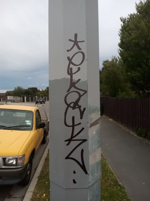 Graffiti, a report photo