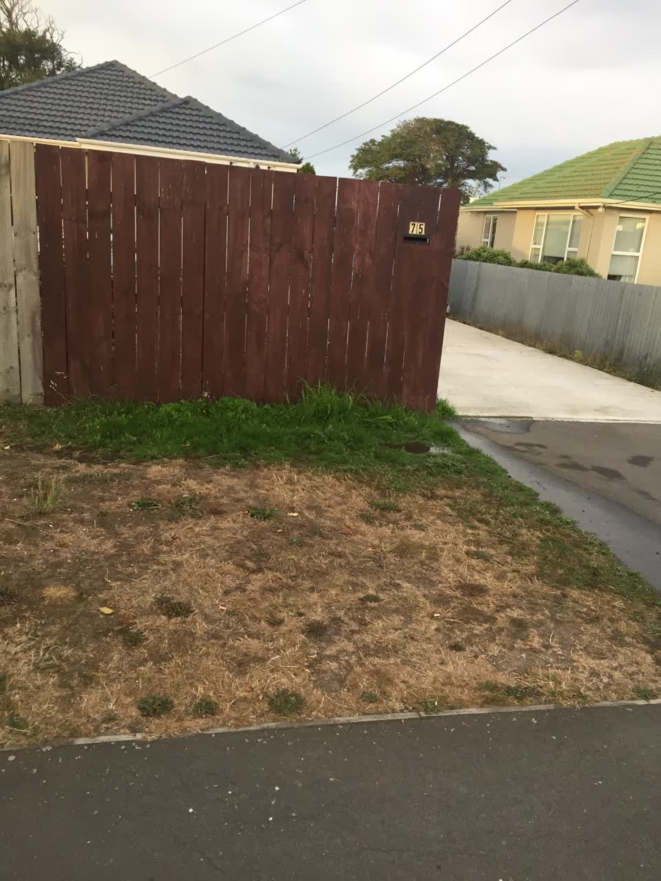 The photograph attached to this water leak report