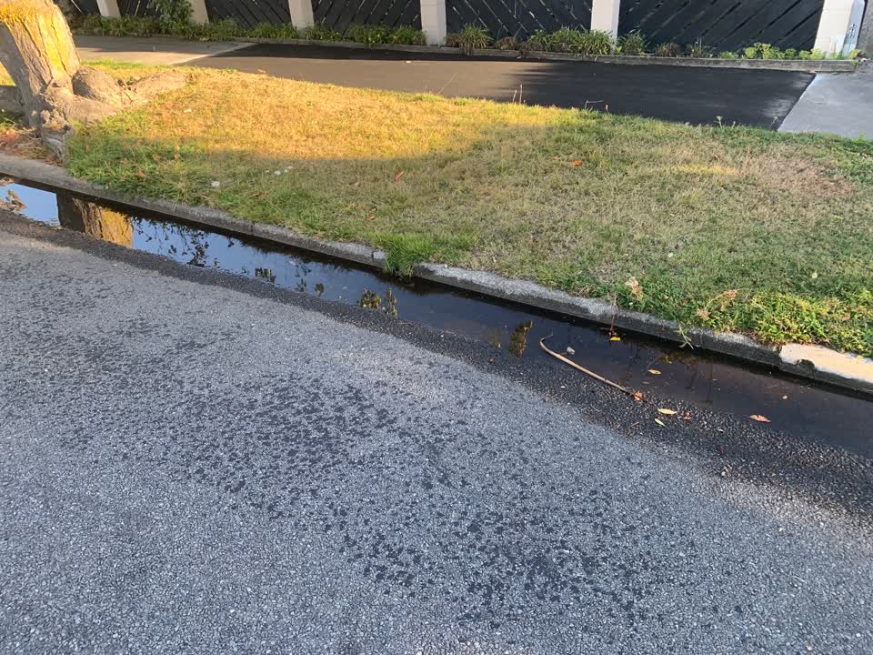 The photograph attached to this flooding report