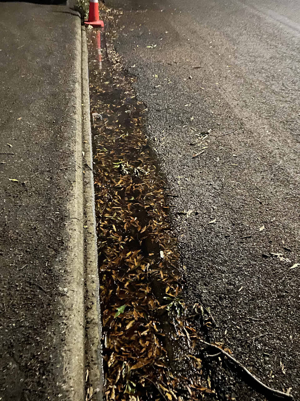 The photograph attached to this wastewater/stormwater report