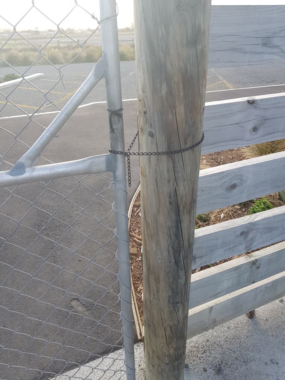 The photograph attached to this parks report