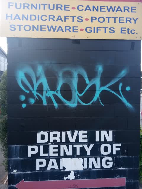 Graffiti, a report photo