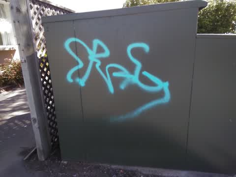 Graffiti, a report photo