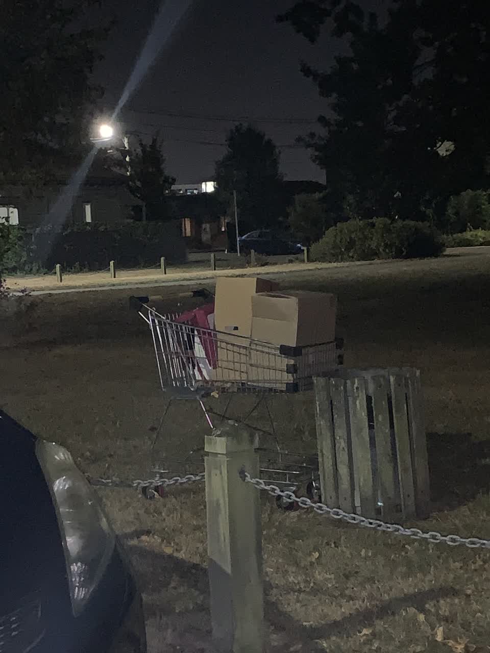 The photograph attached to this rubbish/recycling report