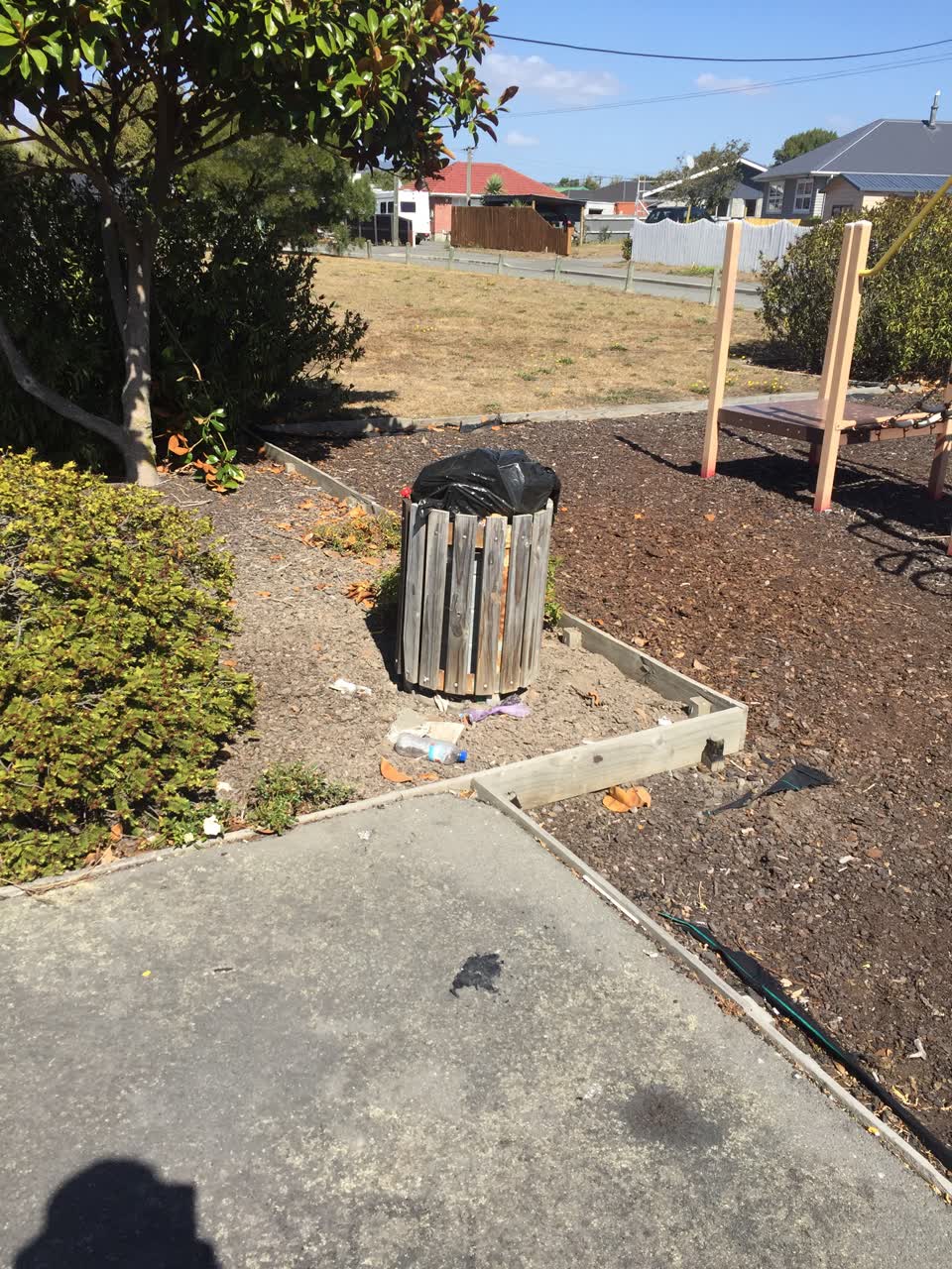 The photograph attached to this parks report