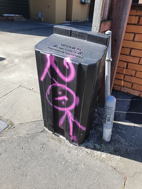 Graffiti, a report photo