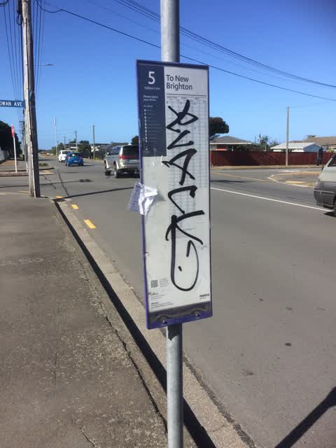 Graffiti, a report photo