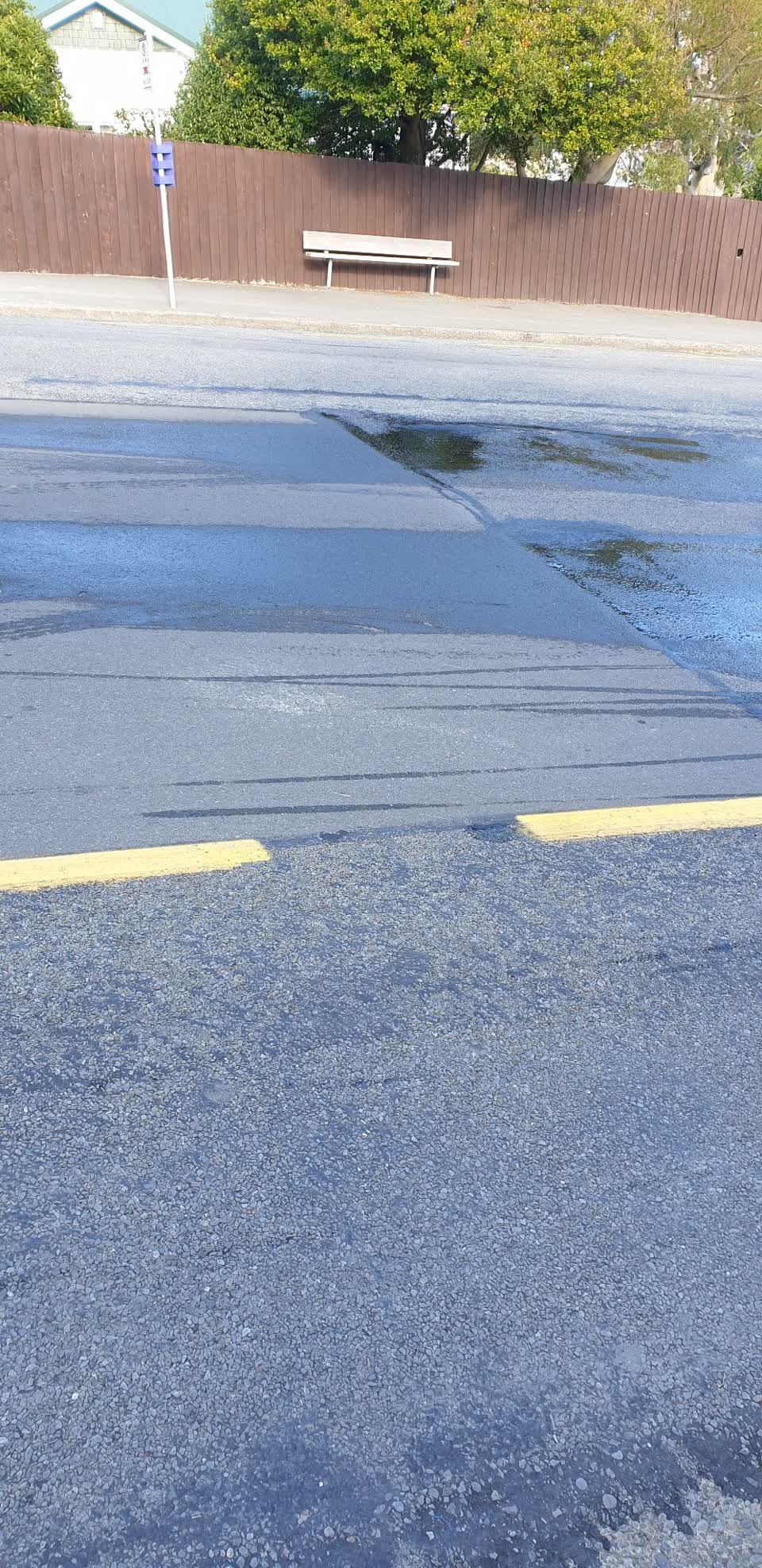 The photograph attached to this water leak report