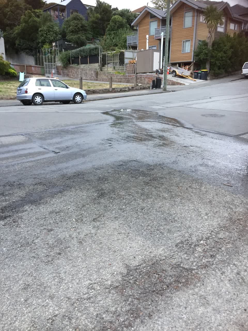 The photograph attached to this wastewater/stormwater report
