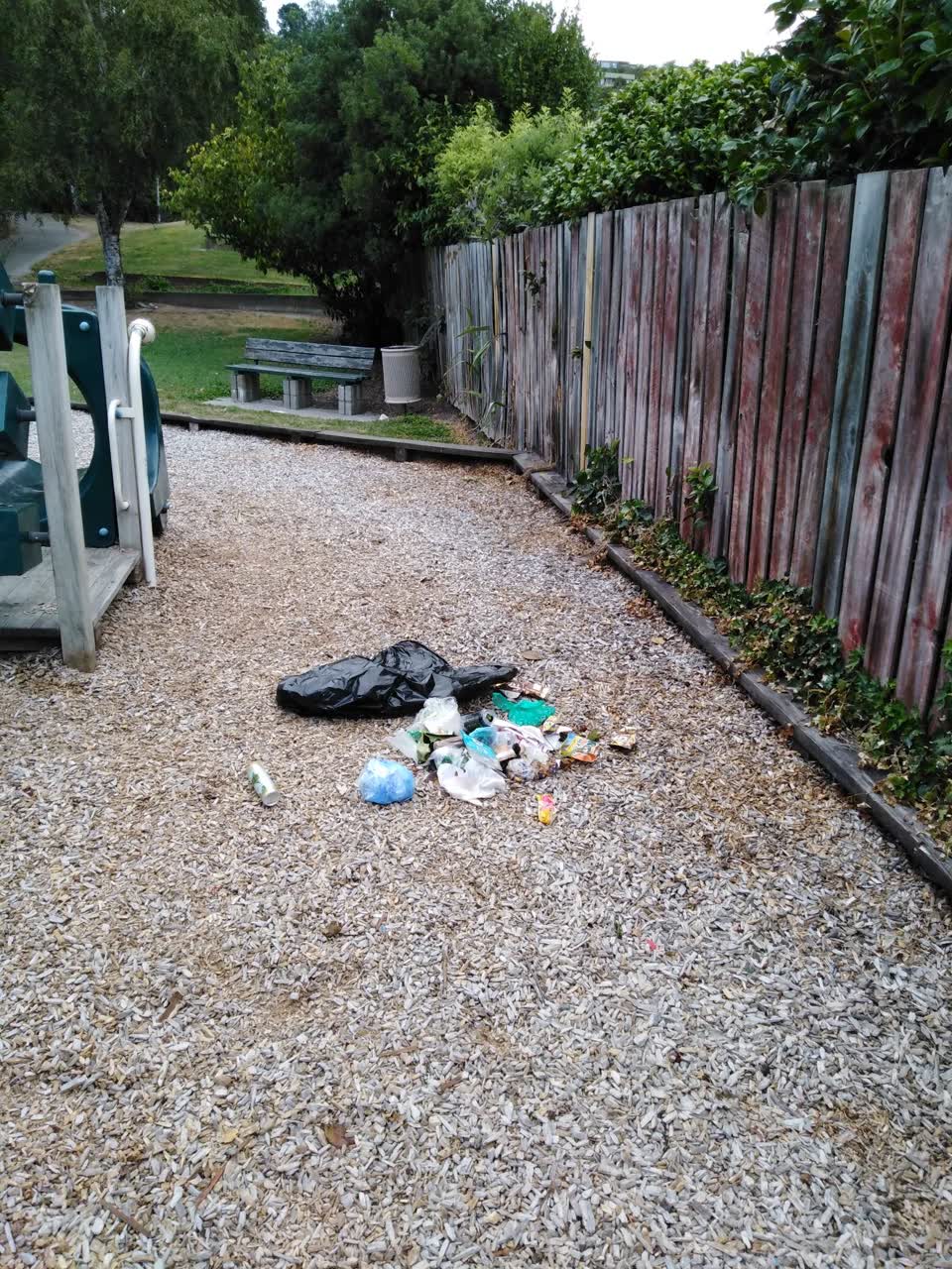 The photograph attached to this parks report