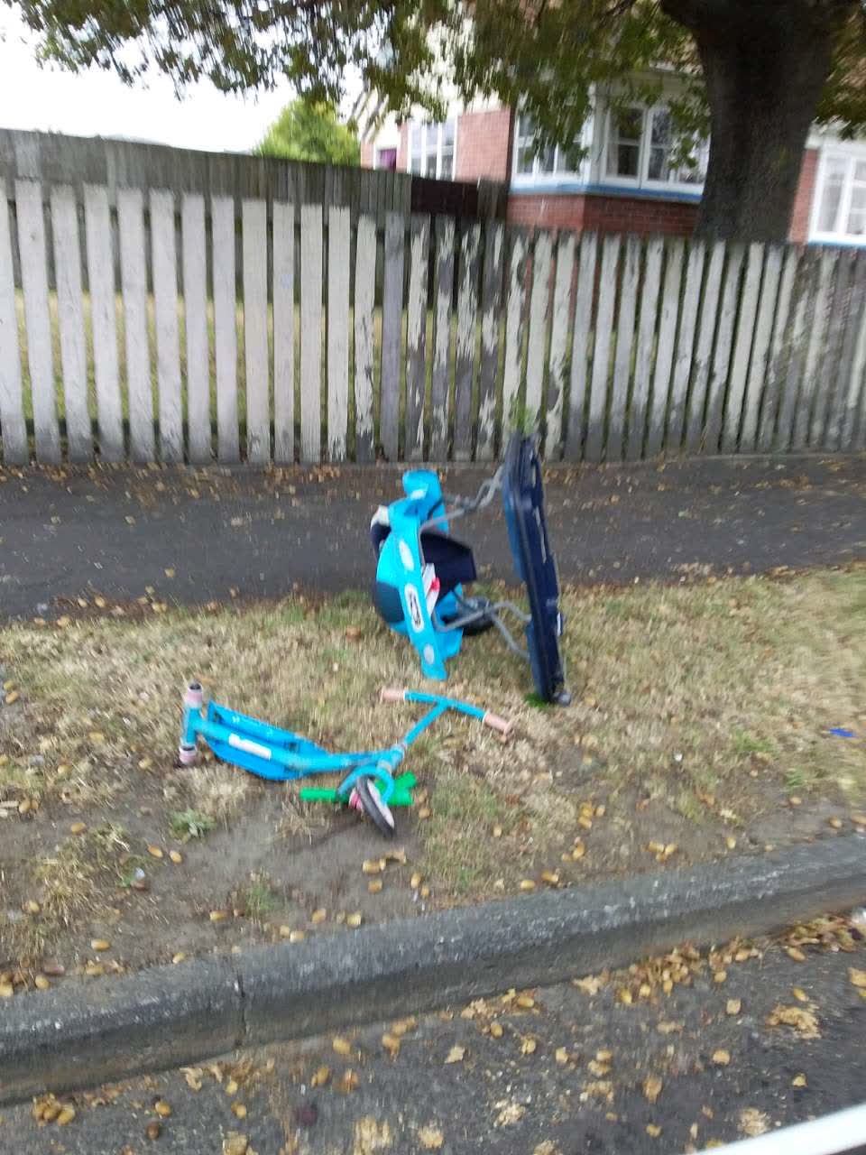 The photograph attached to this rubbish/recycling report
