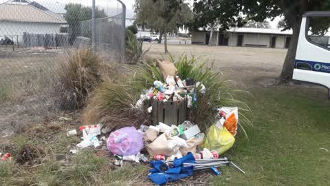 Rubbish/Recycling — a report photo