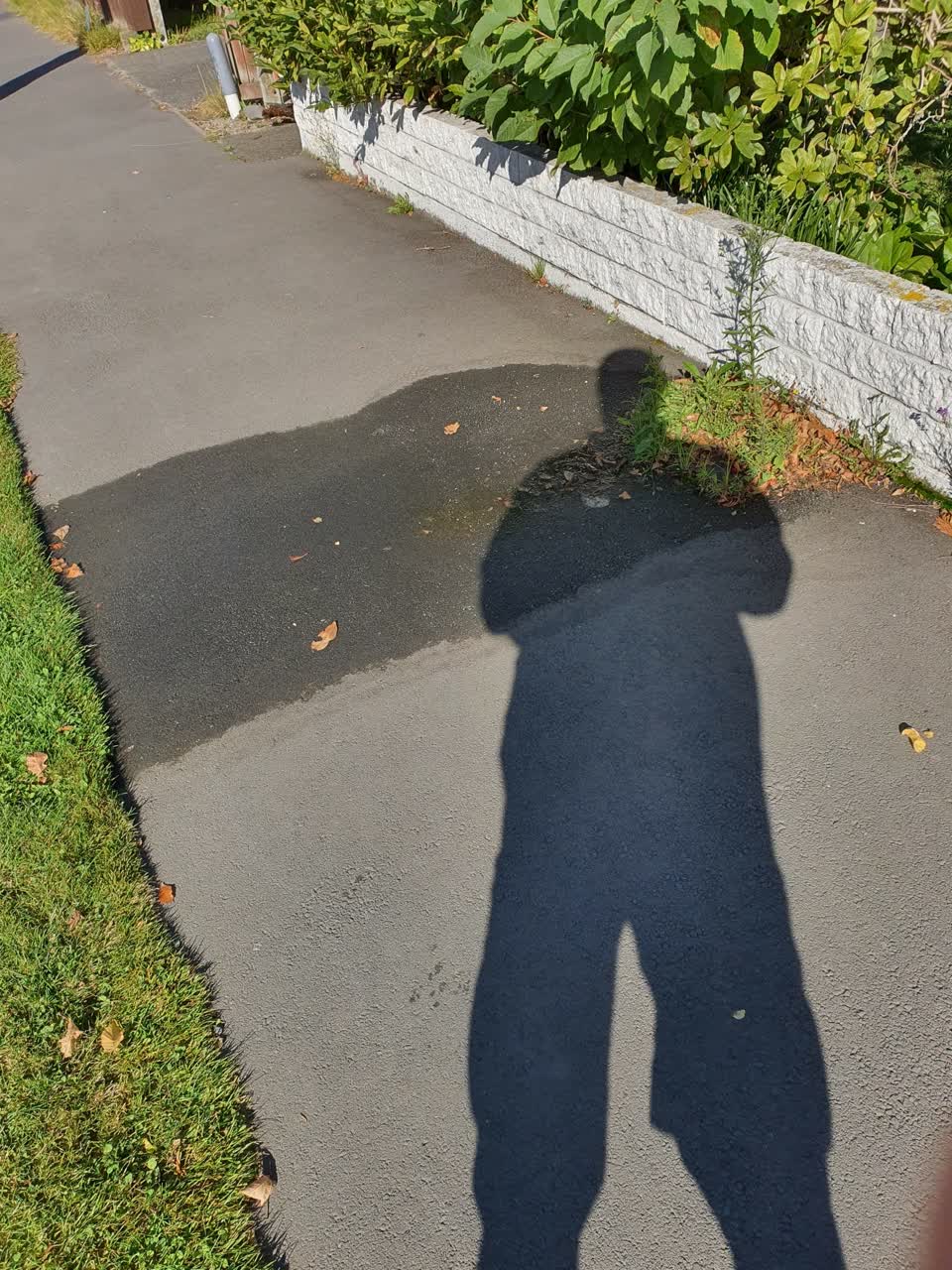 The photograph attached to this water leak report