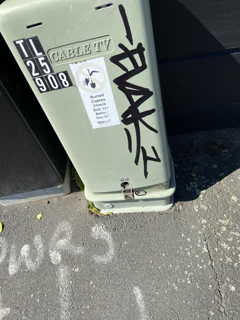 Graffiti, a report photo