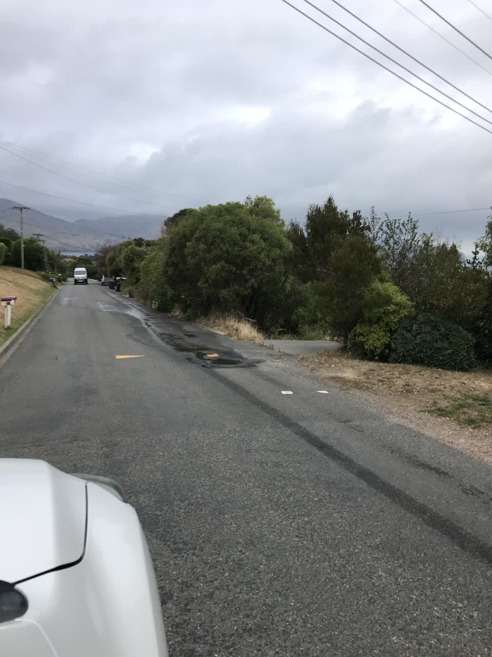 The photograph attached to this water leak report