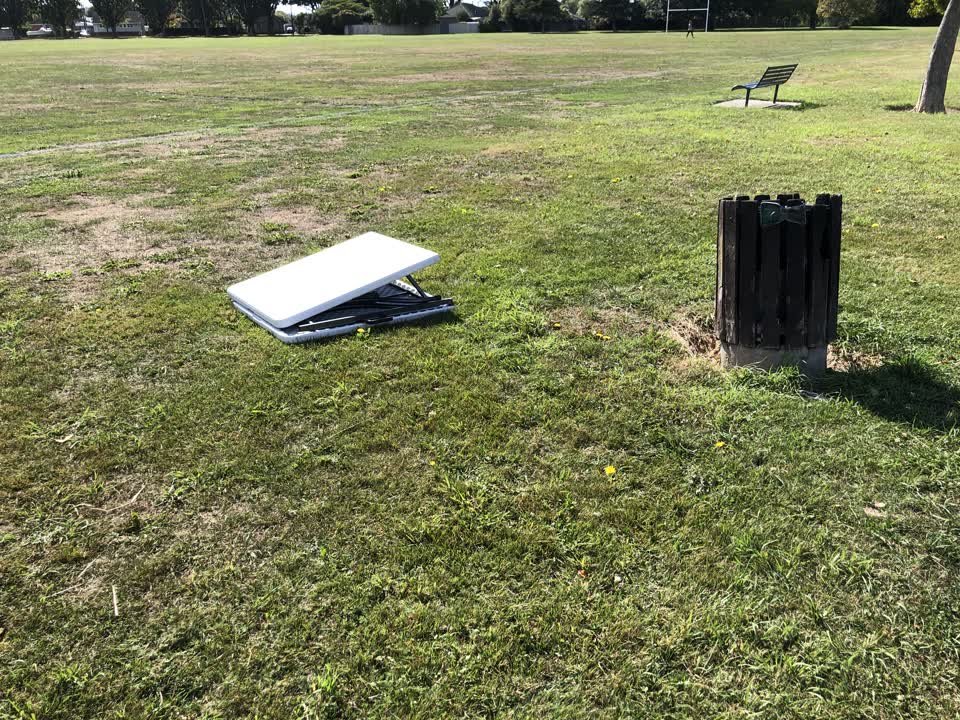 The photograph attached to this parks report