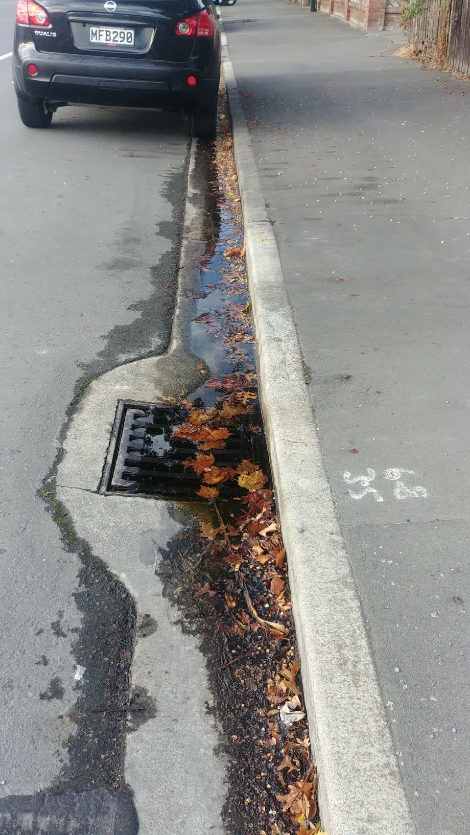 The photograph attached to this wastewater/stormwater report