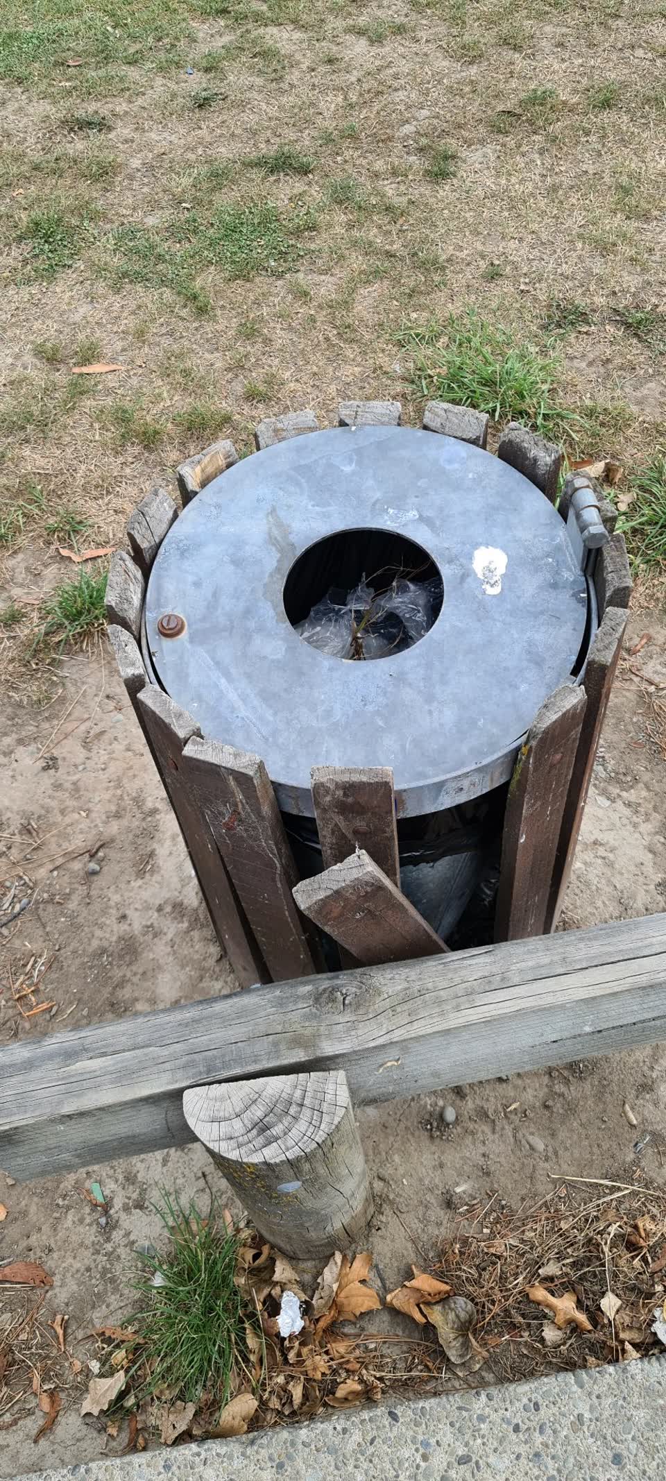 The photograph attached to this parks report