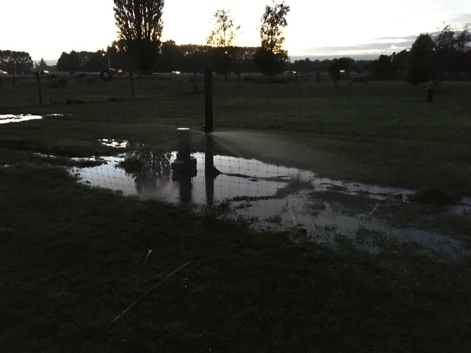 The photograph attached to this wastewater/stormwater report